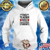 This Teacher Has Awesome Students Apples Books T-Shirt Hoodie