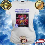 Top cocaine Bear inspired by true events in theatres now s Ladies tee