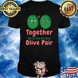 Valentine's Day Olive Couples Dating Romance Together The Perfect T-Shirt