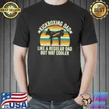 Vintage kickboxing dad like a regular dad but way cooler T-Shirt