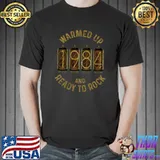 Warmed Up And Ready Rock Analog Music Lover Vintage 1984 Birthday T-Shirt