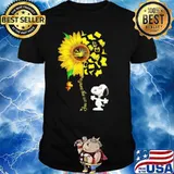 You are my sunshine snoopy and woodstock sunflower book shirt
