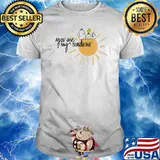 You are my sunshine snoopy and woodstocks sleep shirt