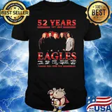 52 years 1971 2023 Eagles thank you the memories signature shirt
