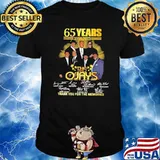 65 years 1958 2023 the O'jays thank you for the memories signatures shirt