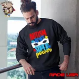 Autism Is My Super Power Mask face shirt