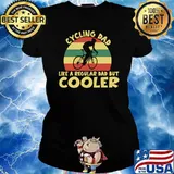 Cycling Dad Like A Regular Dad But Cooler Vintage T-Shirt