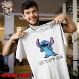 Don't touch my phone stitch cute T-Shirt