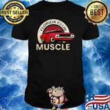 Florida club muscle ford car red shirt