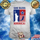 God bless america star liberties usa eagle flag T-Shirt
