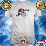 Happy 4th Of July Day Eagle Us Flag Happy Memori Day Shirt