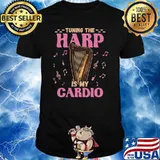 Harp Player Musician Harpist Tuning The Harp Is My Cardio T-Shirt