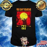 I'm a cna you can't scare me halloween haunted house full moon T-Shirt