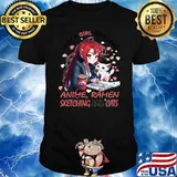 Just A Girl Who Loves Anime Ramen Cat And Sketching Japan Anime T-Shirt