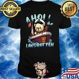 Landratten Captain Illustration For Little Sea Bears Teddy T-Shirt