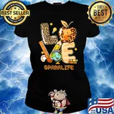 Leopard Love Teaching Para Life Apple T-Shirt