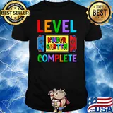 Level Complete Kindergarten Video Game Boys Last Day Of School T-Shirt