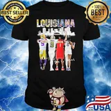 Louisiana signatures Brees Daniels sport shirt