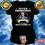 Never underestimate Andrea Becelli a woman who listen to shirt