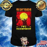 Phlebotomist can't scare me halloween haunted house full moon T-Shirt