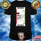 Phuket boarding pass plane ticket T-Shirt