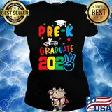 Pre-K Graduate Last Day Of School Graduation Stars Colors T-Shirt