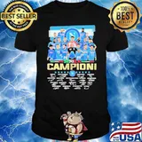 S.S.C Napoli 2023 Serie A Campioni signatures sport shirt