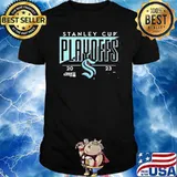Seattle Kraken Fanatics Branded 2023 Stanley Cup Playoffs Tri-Blend Shirt