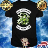 Sons of cannabis 420 chapter skull shirt