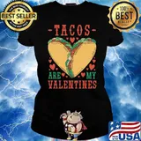 Taco Love A Delicious Valentine's Day Hearts T-Shirt