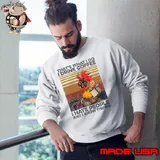 That's What I Do Drink Coffee Hate People Know Thing Chicken Vintage T-Shirt