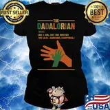 The Dadalorian Definition Like A Dad Just Way Mightier Retro T-Shirt