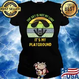 The Sky Is Not My Limit It's My Playground Skydive Vintage T-Shirt