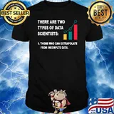 There Are Two Types Of Data Scientist Data Science Data Analyst T-Shirt