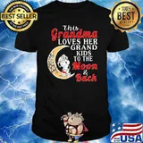 This grandma loves her grand kids to the moon and back snoopy shirt