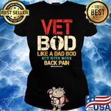 Vet Bod Like Dad Bod But More Back Pain Retro Vintage T-Shirt