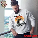 Yeah i play drums cat play drumer vintage T-Shirt