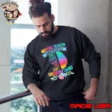 Nice mental health awareness don't judge what understand brain color flower shirt