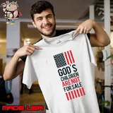 God's Children Are Not For Sale Usa Flag T-Shirt