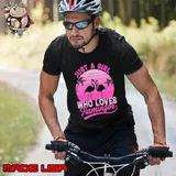 Just a girl who loves flamingos vintage shirt