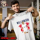 Leah Williamson Queen Lioness Signature English footballer T-Shirt