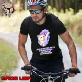 Life is better with a purrfectly crazy cat by your side T-Shirt
