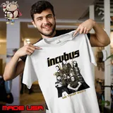 Official incubus Band Us Summer Tour 2023 Badflower Paris Jackson Shirt