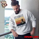 Official that's What Avoid People Know Things Vintage Fishing Bear I Fish And Avoid People T-Shirt