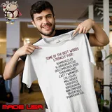 Some Of The Best Words Literally Ever Bamboozled shirt