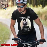Tom ellis lucifer signature wing Welsh actor shirt