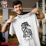 Black Fenrir Wolf Icon Shirt
