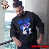 Buffalo Bills Peanuts Snoopy Charlie Brown And Woodstock Shirt