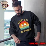 Burnt Out But Optimistic adventure Marshmallow Vintage Fire T-Shirt