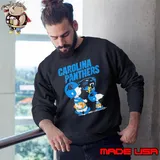 Carolina Panthers Peanuts Snoopy Charlie Brown And Woodstock Shirt